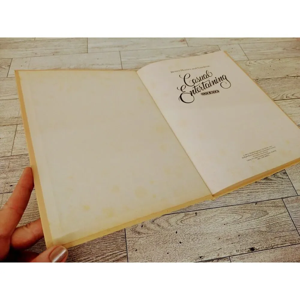 Casual Entertaining Cookbook Better Homes and Gardens 1981‎ 1st Ed 1st Print